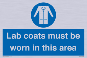 Lab coats must be worn in this area